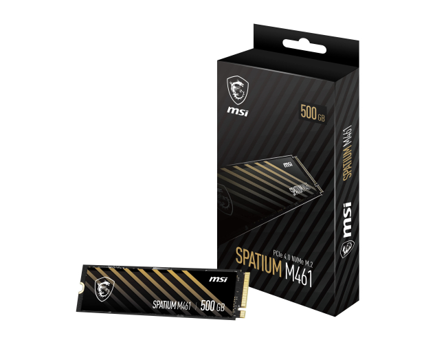 MSI SPATIUM M461 PCIe 4.0 NVMe M.2 500GB - 1117185 - zdjęcie 5